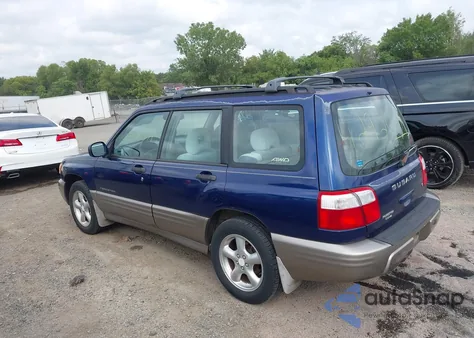 2002 Subaru Forester S from USA, damaged, VIN JF1SF65582H700874